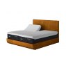TEMPUR® Arc™ Adjustable Bed with Vertical Headboard - Gold Velvet