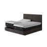 TEMPUR® Arc™ Adjustable Bed with Vertical Headboard - Dark Grey Velvet