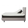 TEMPUR® Arc™ Ergo™ Smart Base with Vertical Headboard Stone Grey