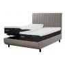 TEMPUR® Arc™ Ergo™ Smart Base with Vertical Headboard Warm Stone