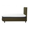 TEMPUR® Arc™ Ottoman Bed with Vertical Headboard Dark Green