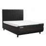 TEMPUR® Arc™ Ottoman Bed with Vertical Headboard Dark Stone