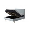 TEMPUR® Arc™ Ottoman Bed with Vertical Headboard - Stone