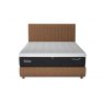 TEMPUR® Arc™ Ottoman Bed with Vertical Headboard - Brown