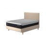 TEMPUR® Arc™ Static Disc Bed with Vertical Headboard - Sand