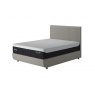 TEMPUR® Arc™ Static Disc Bed with Vertical Headboard - Warm Stone