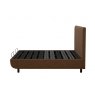 TEMPUR® Arc™ Static Disc Bed with Vertical Headboard - Brown