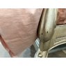 Versailles leafed Upholstered Bedstead & Slatted Base - Superking Size - Ex Display.