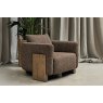 Vespucci Boucle Armchair - Coffee Brown