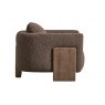 Vespucci Boucle Armchair - Coffee Brown