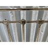 Coriander Nickel Bedstead with Slatted Base - Ex Display