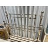 Coriander Nickel Bedstead with Slatted Base - Ex Display