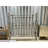 Coriander Nickel Bedstead with Slatted Base - Ex Display