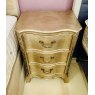 Georgian Leafed 3dr Bedside - Ex Display.