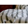Lennox Duvet Cover - Ebony & White Striped