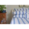 Lennox Duvet Cover - Majorelle Blue & White Striped