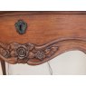 Louis XV Dressing Table, Mirror and Floral Chair Set - Ex Display