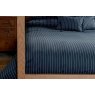 St. Leger Pinstripe Duvet Cover Ebony Black