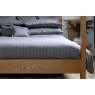 St. Leger Pinstripe Duvet Cover Charcoal Grey Bed Set Collection