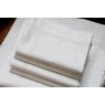 Cross Stitch Flat Sheet - White