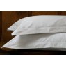 Cross Stitch Oxford Pillowcase Pair - White
