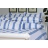 Lennox Stripe Pillowcase Pair - Majorelle Blue & White