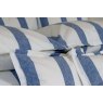 Lennox Stripe Pillowcase Pair - Majorelle Blue & White