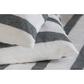Lennox Stripe Pillowcase Pair - Ebony & White