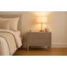 Debussy 2-Drawer Bedside Chest - Ceramic Grey