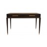 Isaac Dressing Table - Brown, Black & Brass