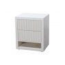 Matteo 2-Drawer Bedside Chest - White