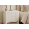Matteo 2-Drawer Bedside Chest - White