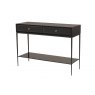 Nardini Console Dressing Table Black Glass