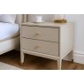 Novello 2-Drawer Bedside Table - Ceramic Grey