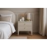 Novello 2-Drawer Bedside Table - Ceramic Grey