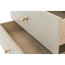 Novello 2-Drawer Bedside Table - Ceramic Grey