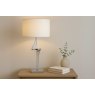 Barber Polished Nickel Table Lamp