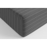 St Leger Pinstripe Fitted Sheet - Charcoal Grey