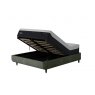 TEMPUR® Arc™ Horizon Ottoman Storage Bed - Emerald Green Velvet