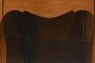 Bombe Bedside Chest Antique Pecan