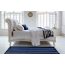 Bonaparte Deep Buttoned Socle Bed White