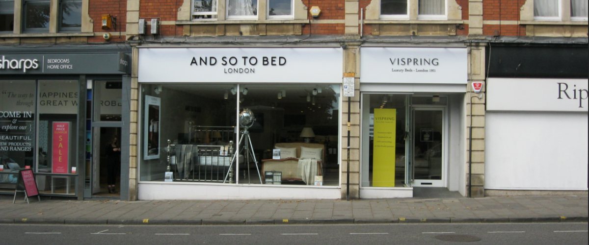 And So To Bed Bristol Showroom