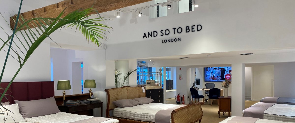 And So To Bed Guildford Showroom