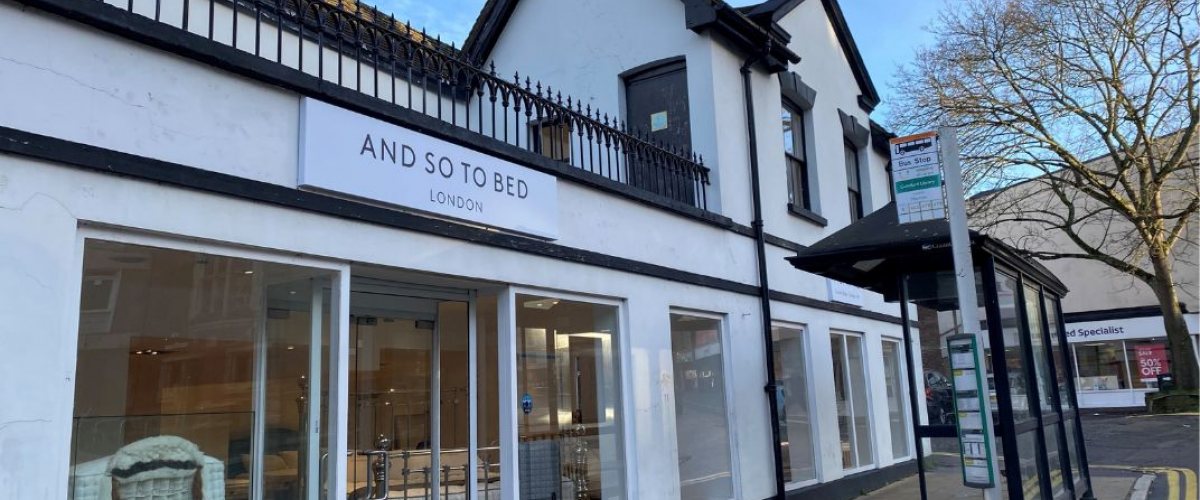 And So To Bed Guildford Showroom