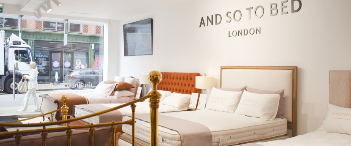 And So To Bed Wimbledon Store Showroom