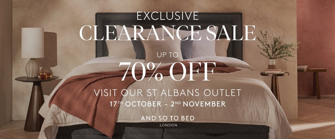 And So To Bed St Albans Outlet Clearance Event 2025