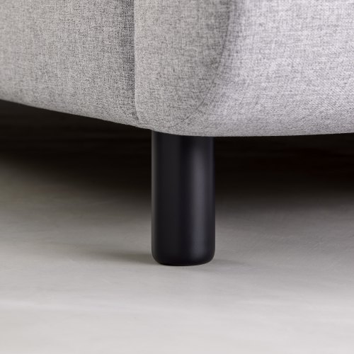 Rounded Leg Matt Black