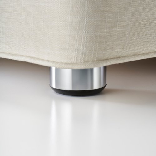 Bun Foot B2 - Ebony & Chrome 6.5cm