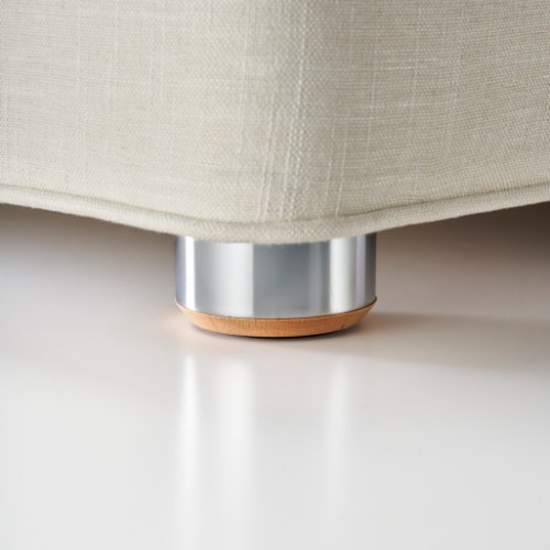 Bun Foot B2 - Natural & Chrome 6.5cm
