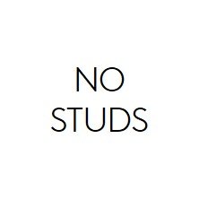 No studs